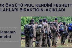 Örgütün Kongresinde Fesih Kararı Alındı
